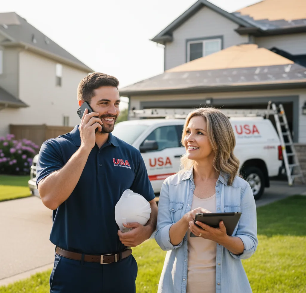 USA Roof Repair Experts customer support in Hempstead